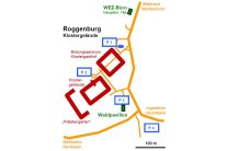 Lageplan Roggenburg Klostergelände