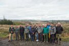 Förster des AELF Krumbach-Mindelheim besuchten das Schadgebiet im Frankenwald