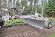 Anbaugrader im Wald
